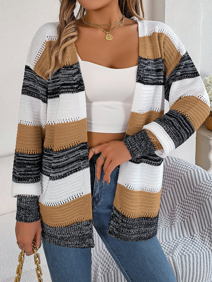 Gigi | Hollow-Knit Cardigan