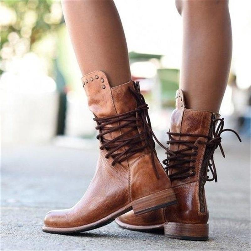 Natalie | Comfortable High-Top Boots