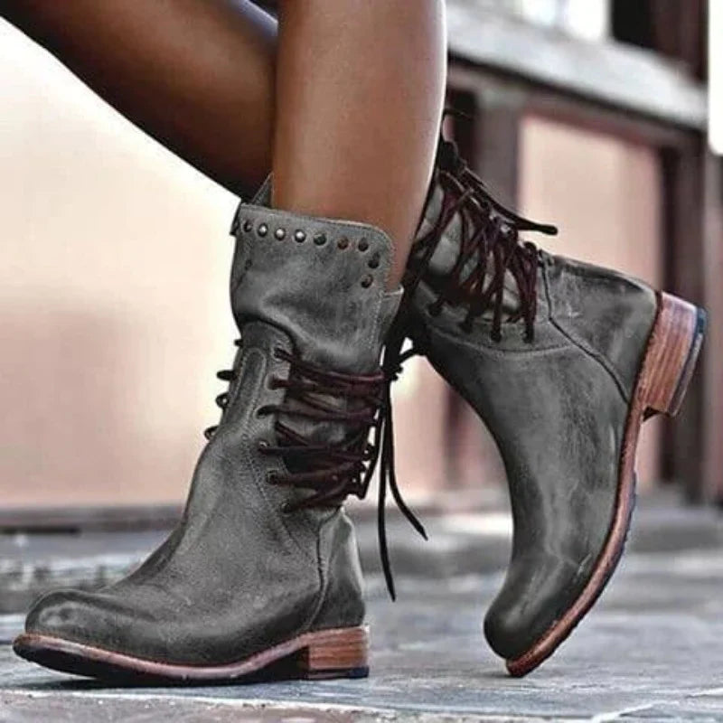 Natalie | Comfortable High-Top Boots