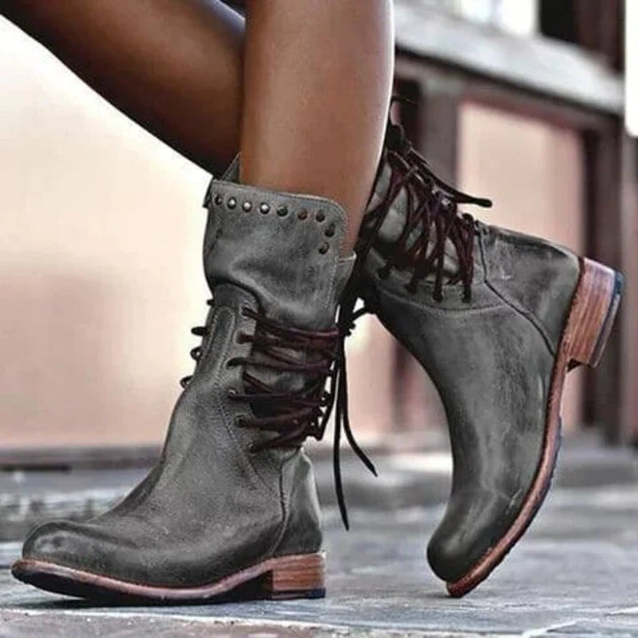 Natalie | Comfortable High-Top Boots
