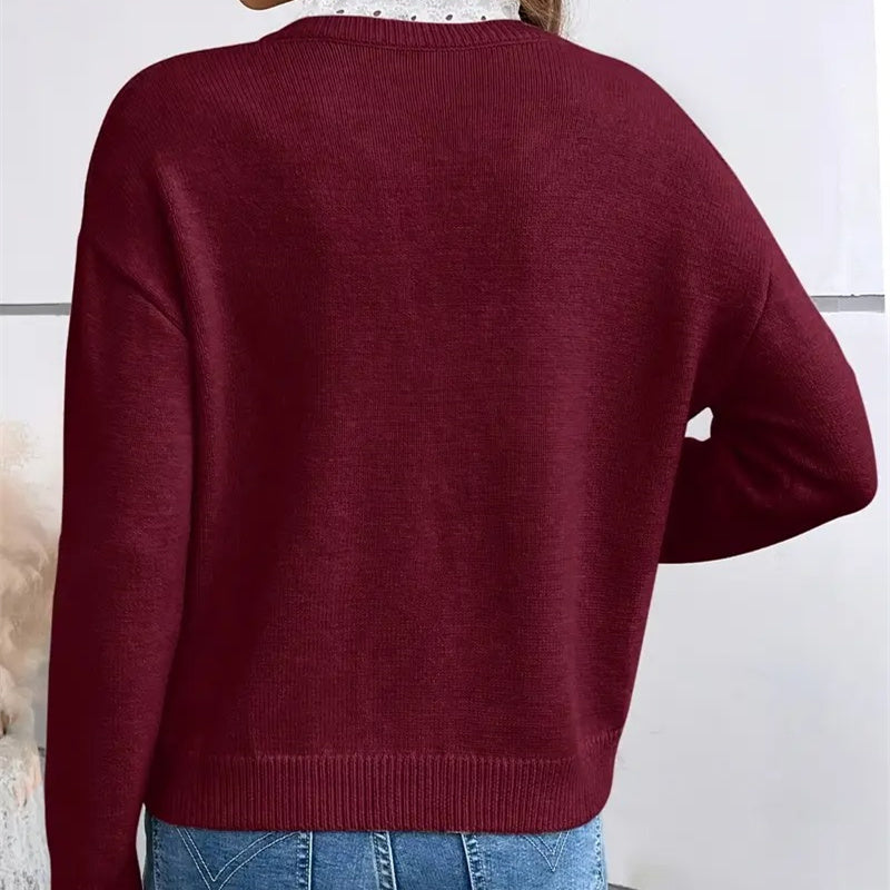 Kaia | Clean-Lace Pullover
