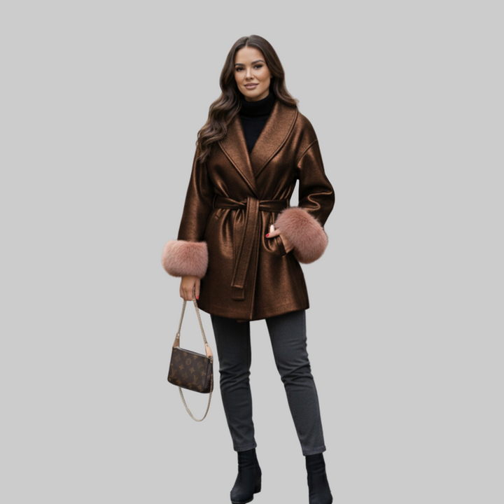Nadine™ | Tailored Wrap Coat