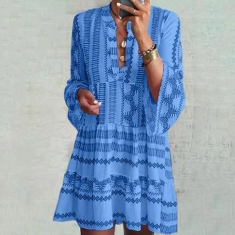 Brandi | Flare Sleeve Dress