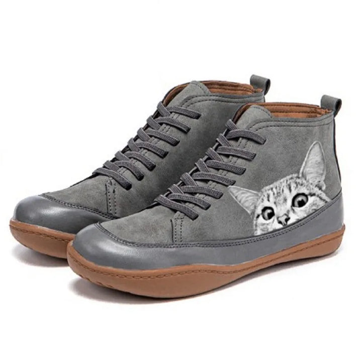 Natalie™ | High Top Sneakers for Cat Lovers