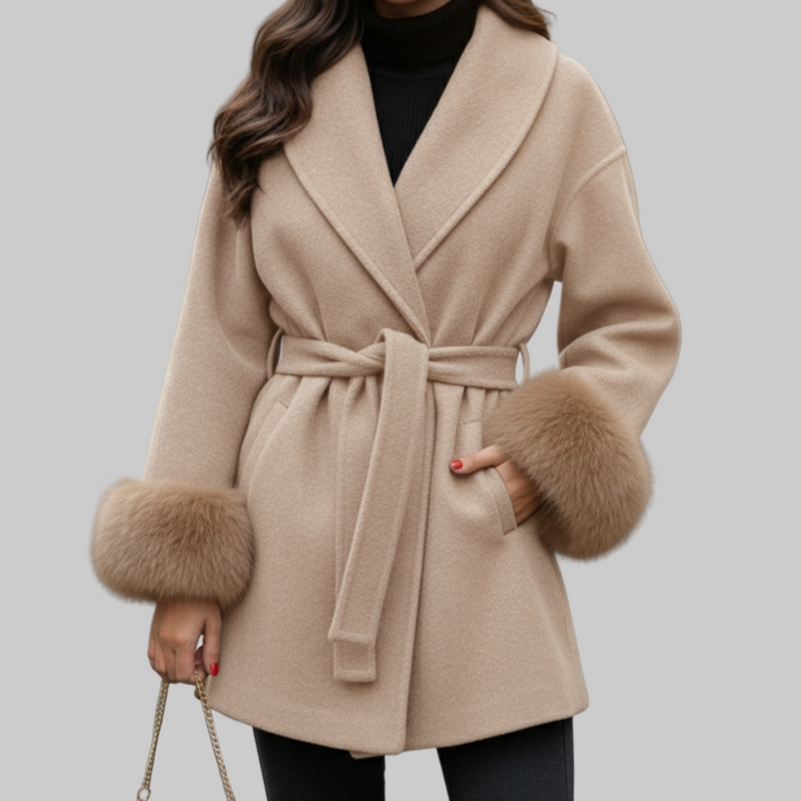 Nadine™ | Tailored Wrap Coat