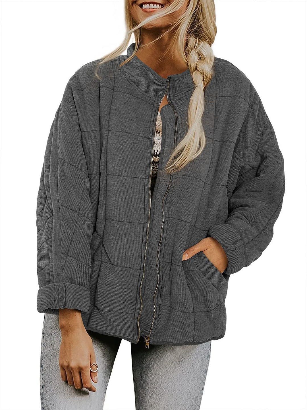 Emilia | Stand Collar Cotton Coat