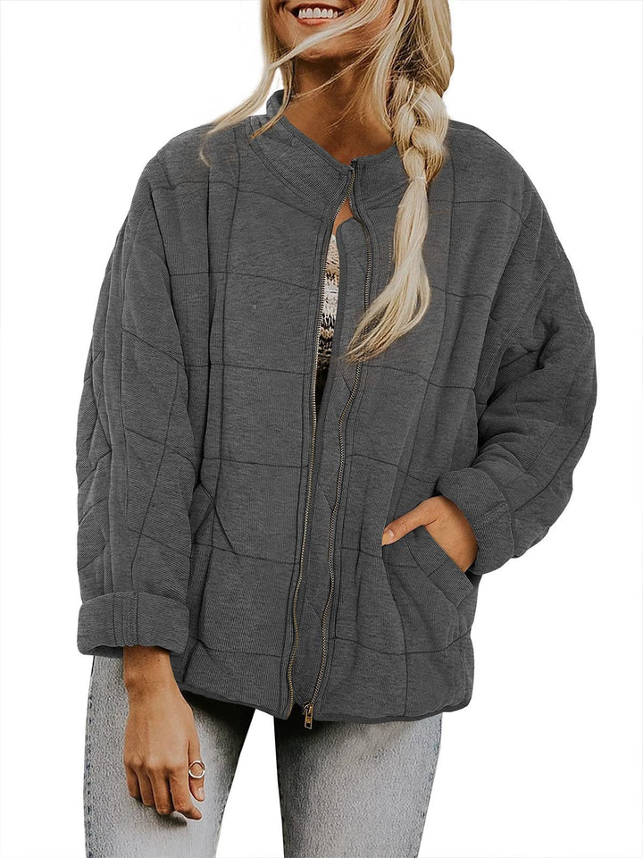 Emilia | Stand Collar Cotton Coat