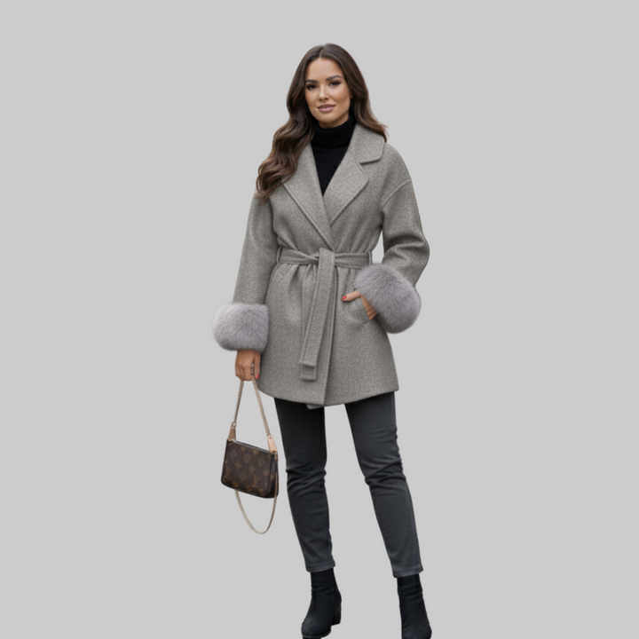 Nadine™ | Tailored Wrap Coat