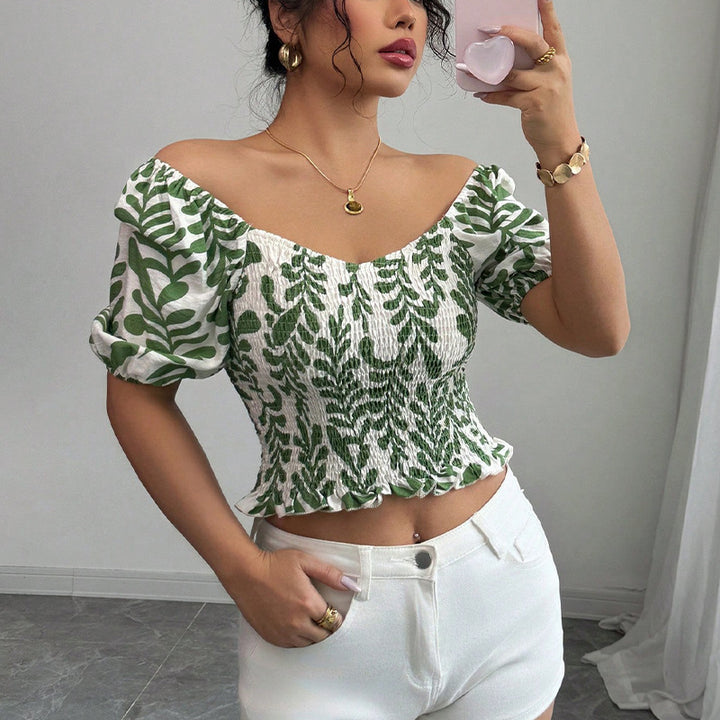 Lindsay | Leafy Blouse