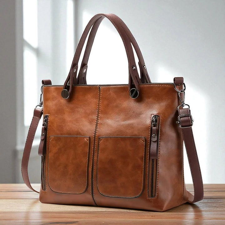 Maya™ | Timeless Leather Shoulder Bag