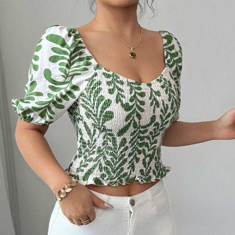Lindsay | Leafy Blouse