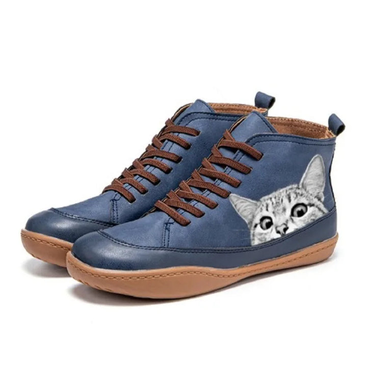 Natalie™ | High Top Sneakers for Cat Lovers