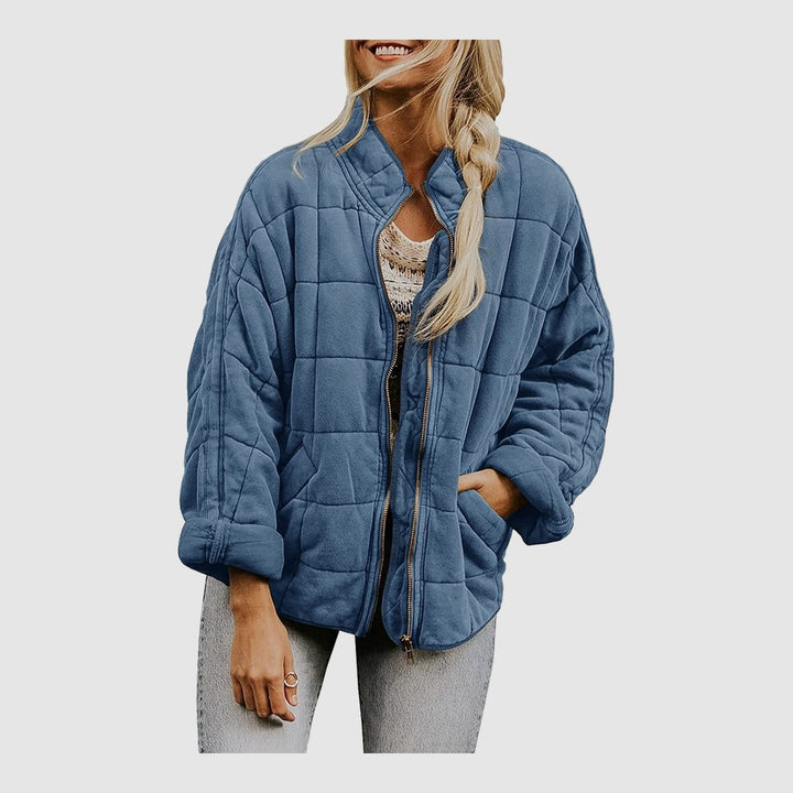 Emilia | Stand Collar Cotton Coat