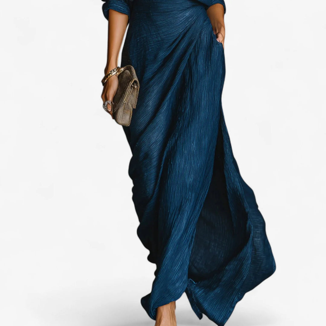 Sabrina | Pleated Maxi Dress