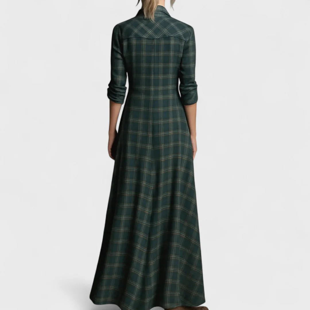 Karla™ | Long Tartan Dress