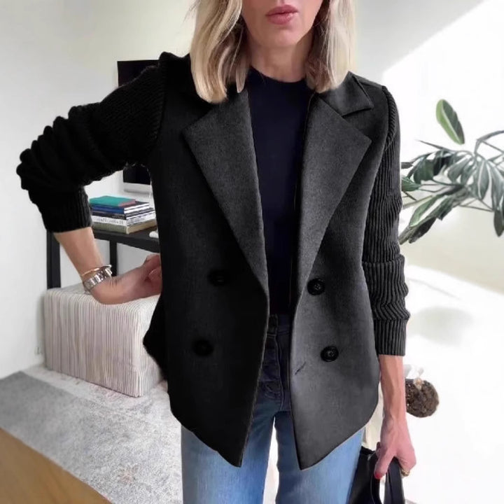 Maeve | Double-Breasted Sweater Blazer