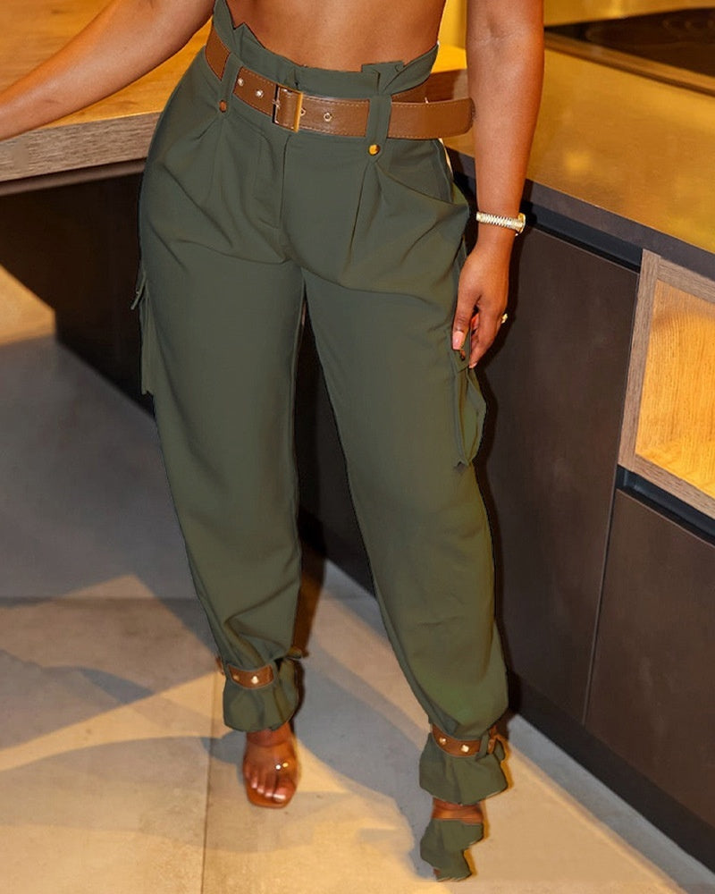Noelle | Belted Pants (Free Belt)
