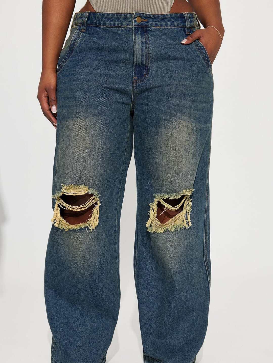 Margot | Ripped Baggy Jeans