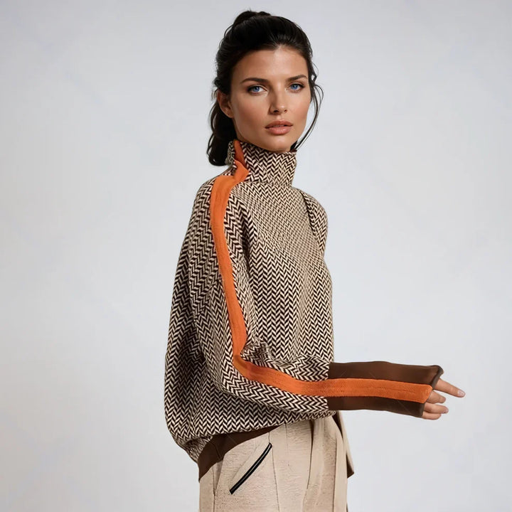 Lina | Racer-Stripe Knit