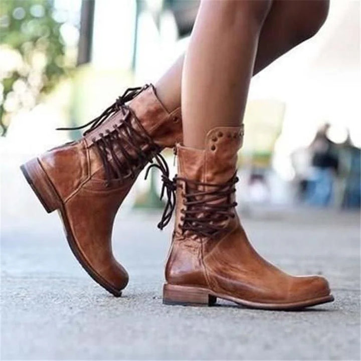 Natalie | Comfortable High-Top Boots