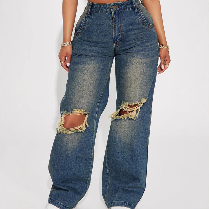 Margot | Ripped Baggy Jeans
