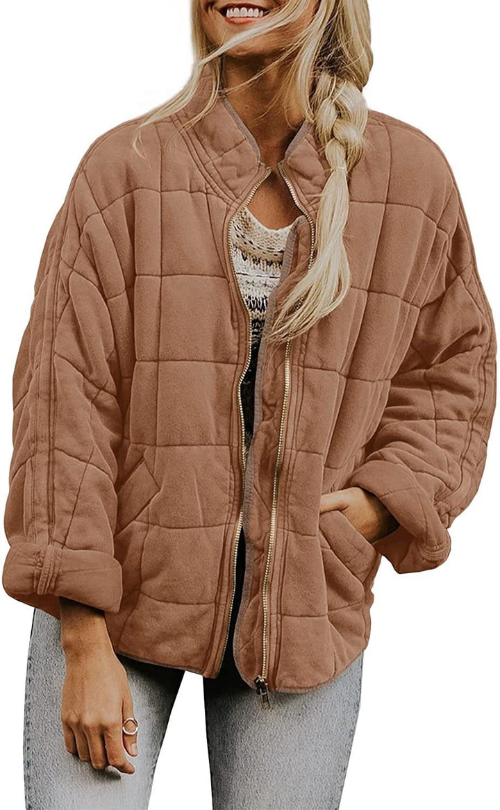 Emilia | Stand Collar Cotton Coat