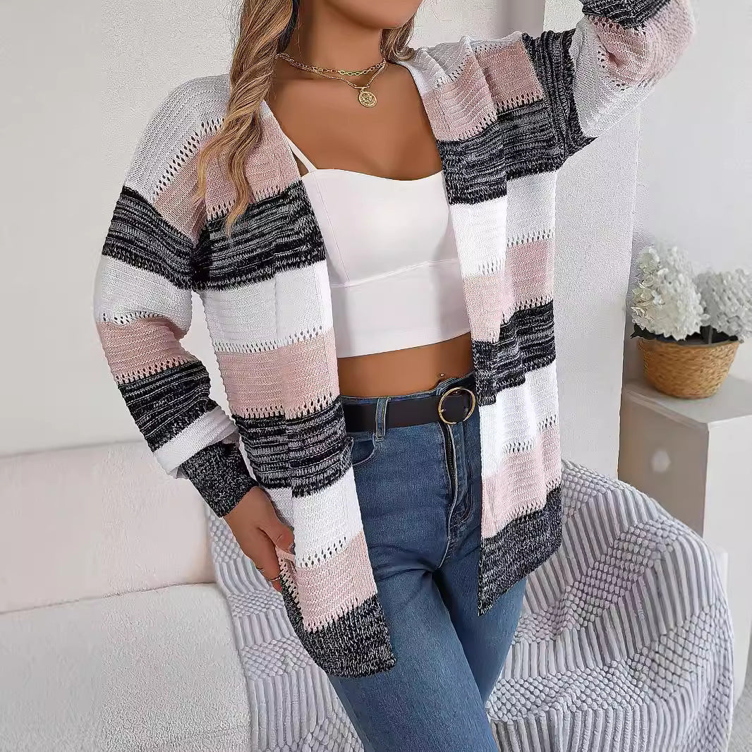 Gigi | Hollow-Knit Cardigan