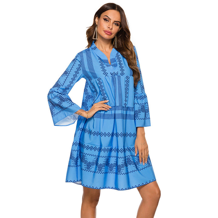 Brandi | Flare Sleeve Dress