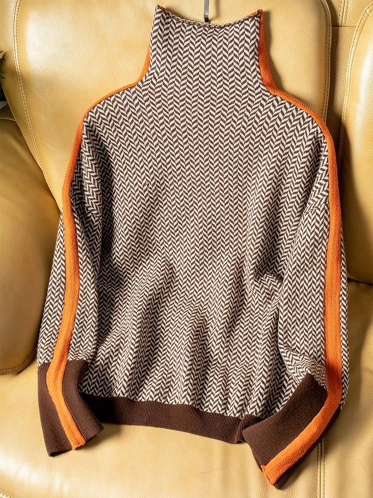 Lina | Racer-Stripe Knit