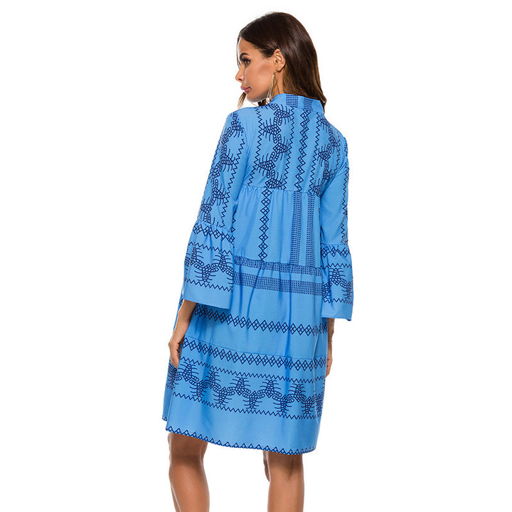 Brandi | Flare Sleeve Dress